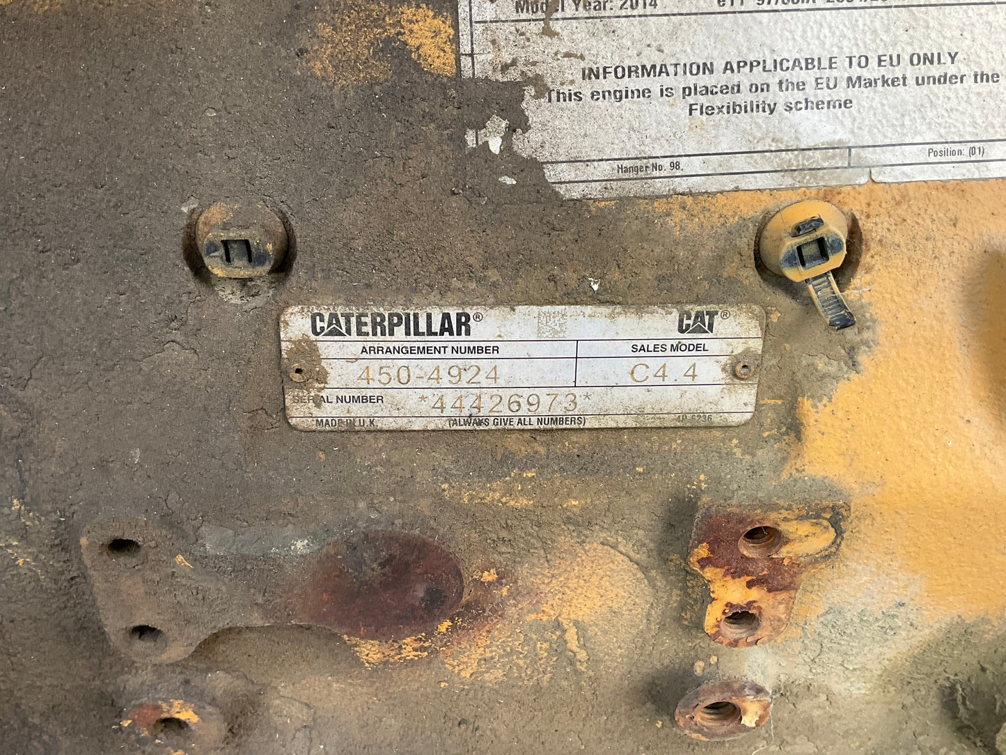 CAT C4.4 Engine for spares and repairs