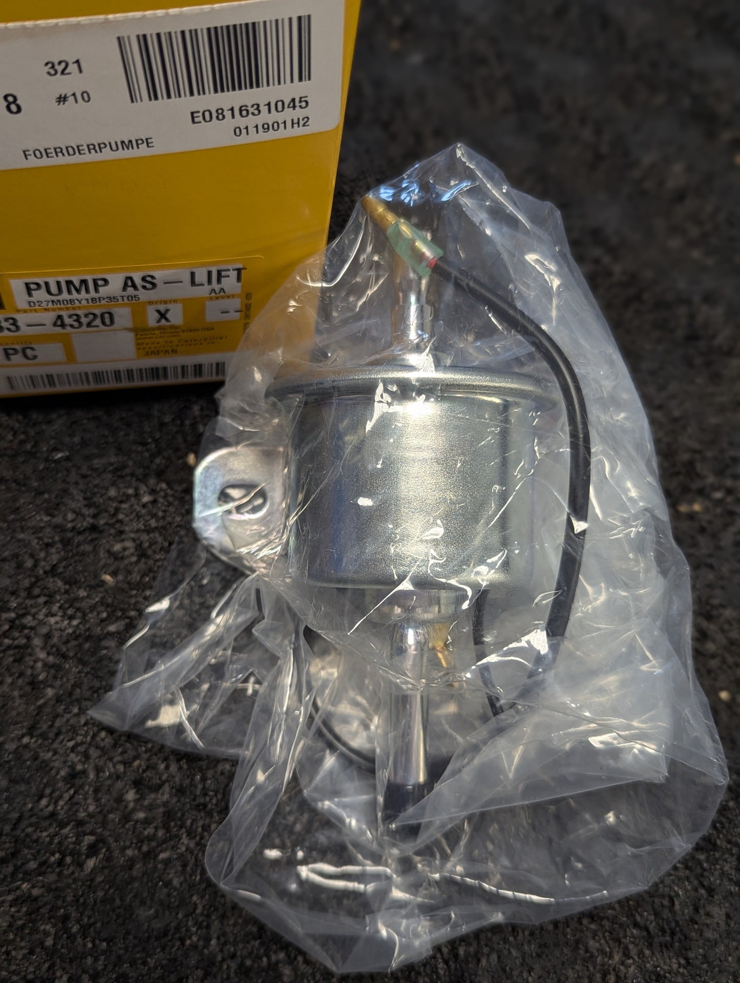 CAT Fuel Lift Pump 12v 183-4320