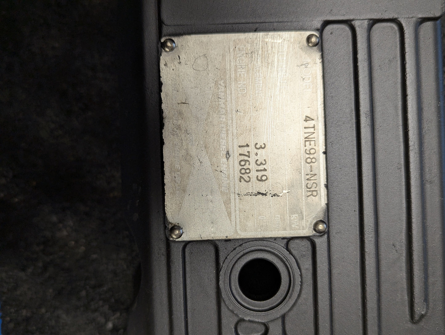 Yanmar Rocker Cover valve cover top