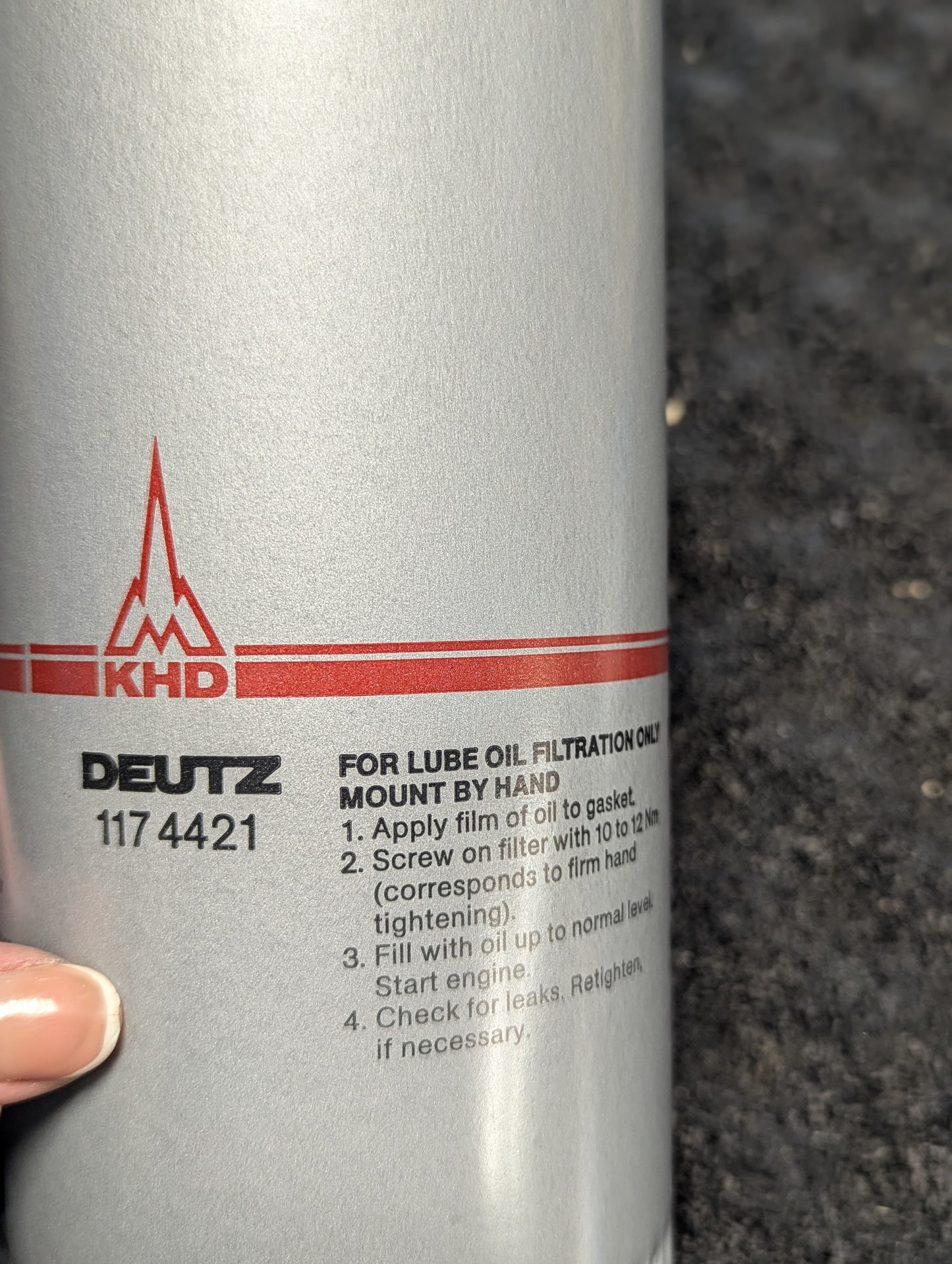 Deutz Spin-On Oil Filter 117-4421