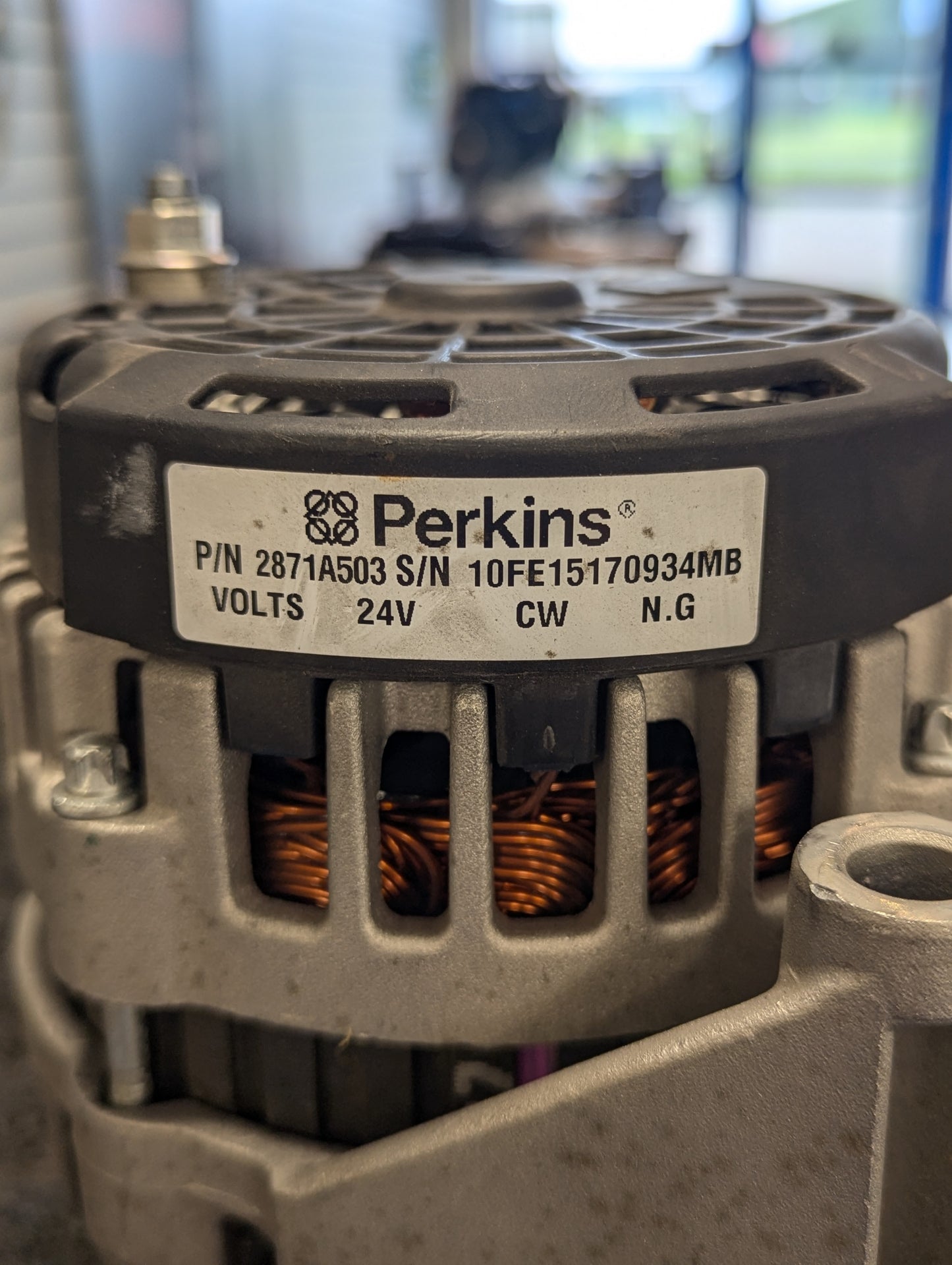 Perkins Alternator (24V)