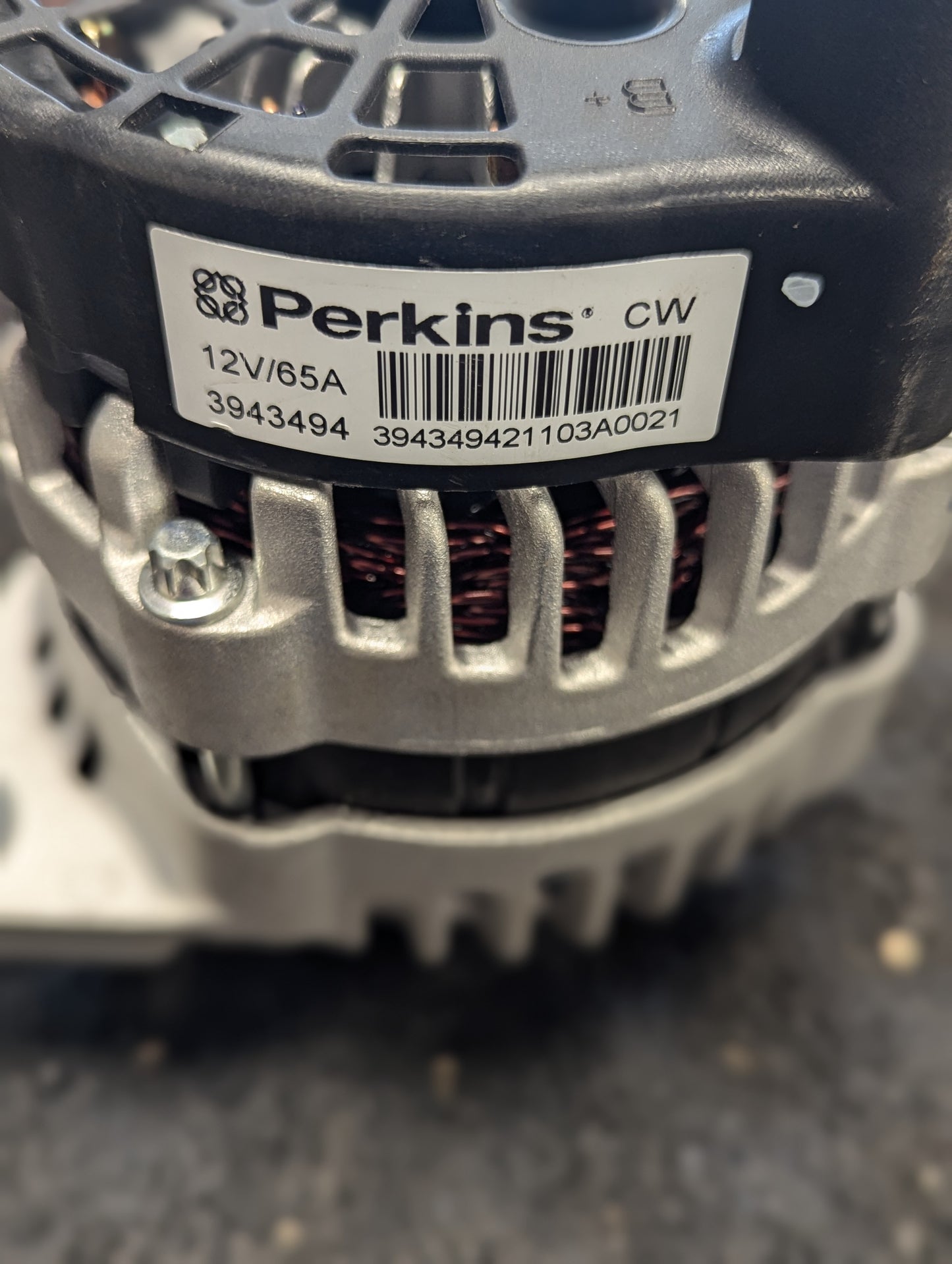 Perkins/CAT Alternator (12V)