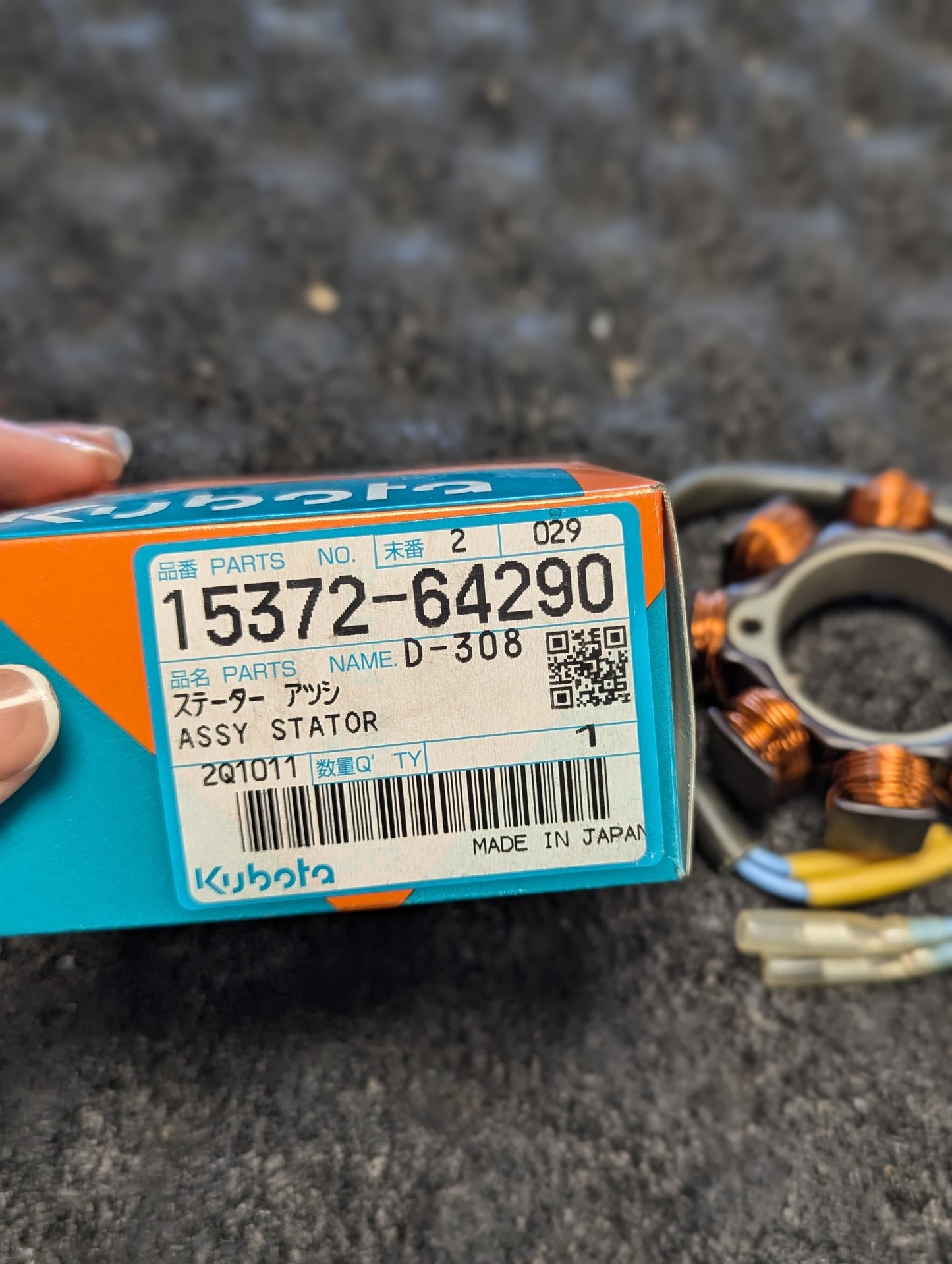 Kubota Stator Assy 15372-64290