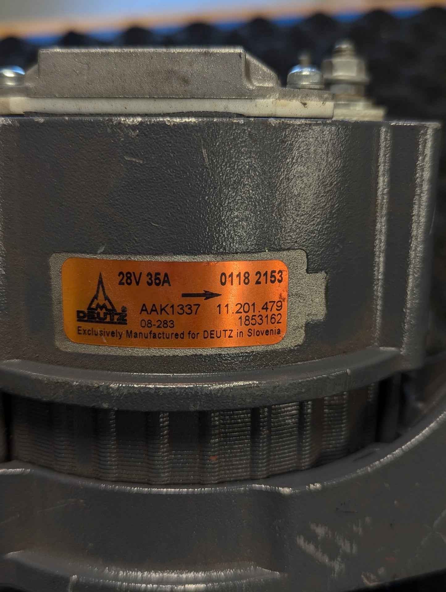 Deutz Alternator 24/28V