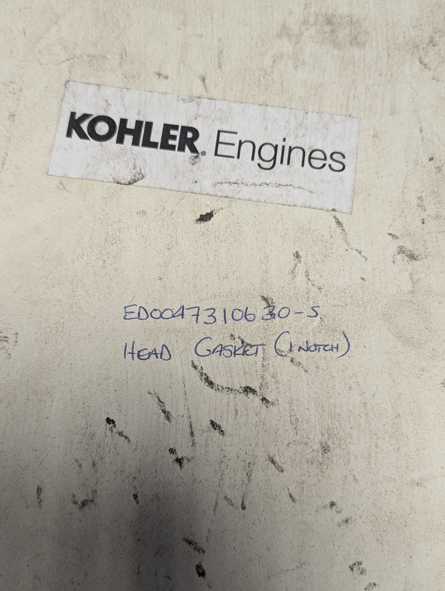Kohler Gasket Kit 047310630