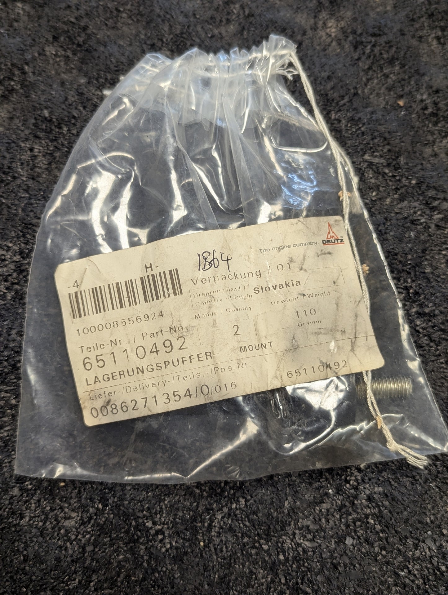 Deutz Mount 6511-0492