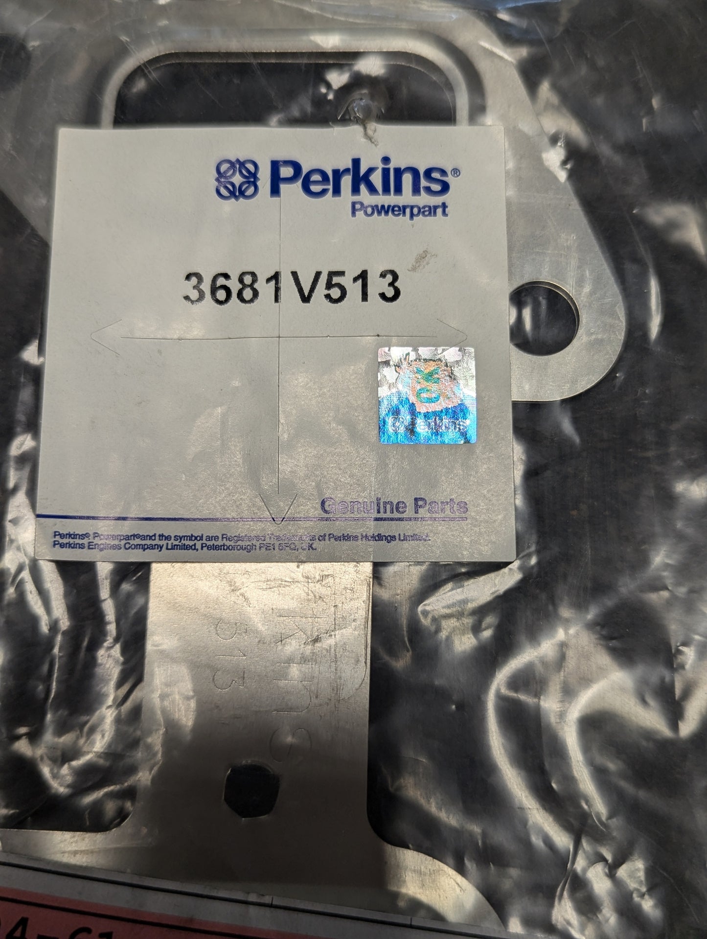 Perkins Exhaust Manifold Gasket 3681V513