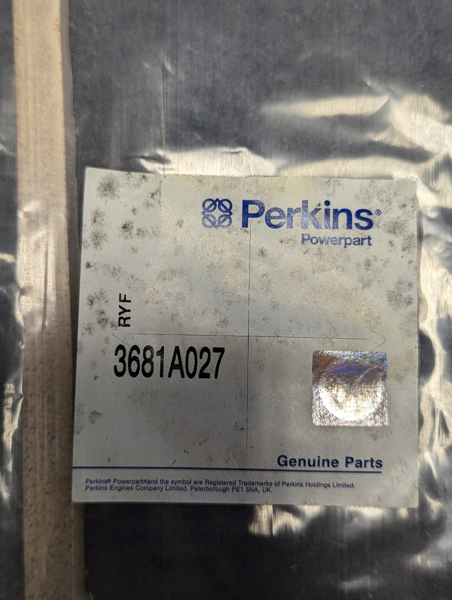 Perkins Head Cover Gasket 3681A027