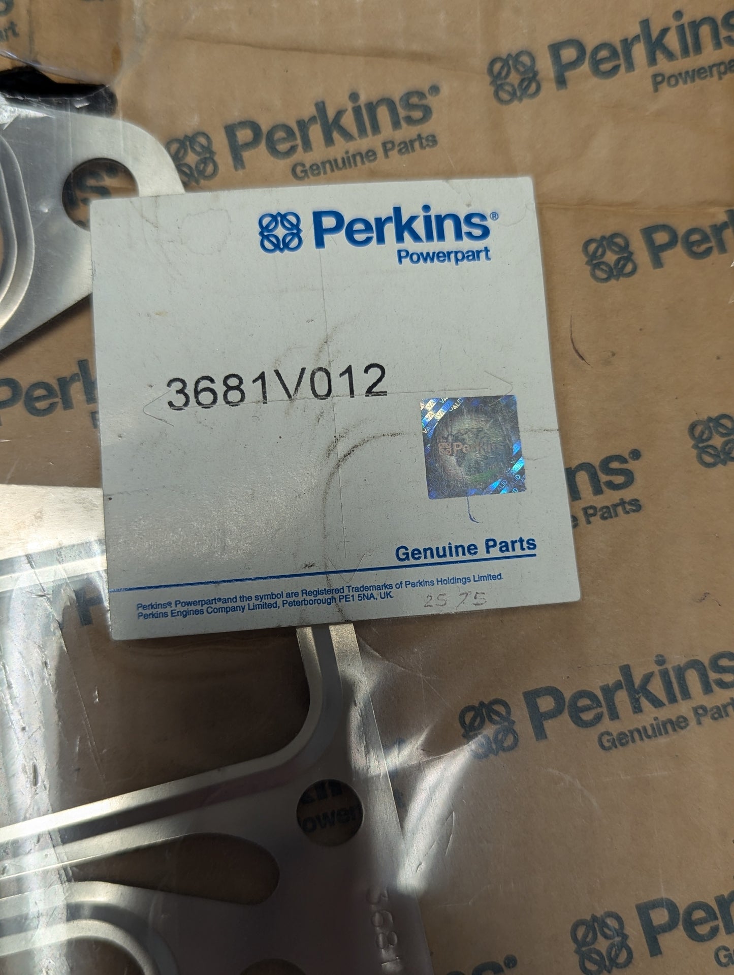 Perkins Gasket 3681V012