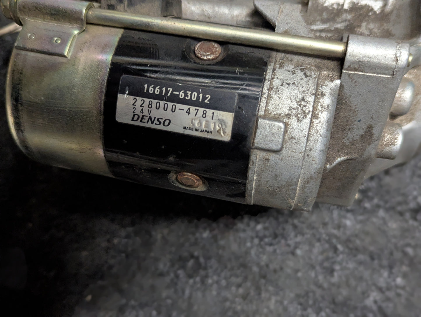 Denso Starter Motor 16617-63012 / 228000-4781