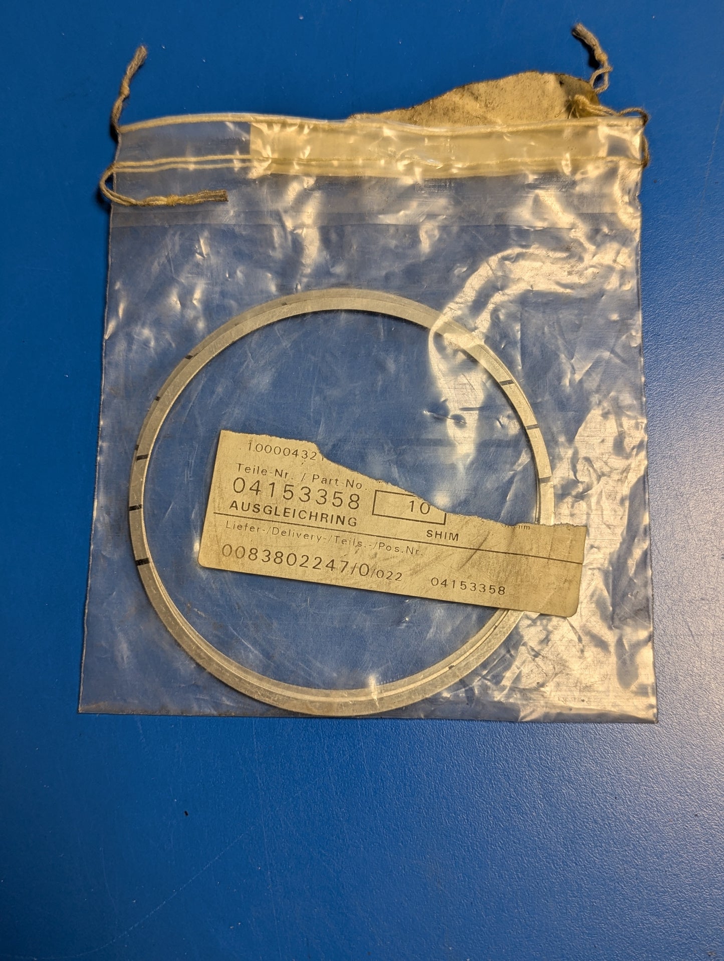 Deutz Cylinder Shim 04153358
