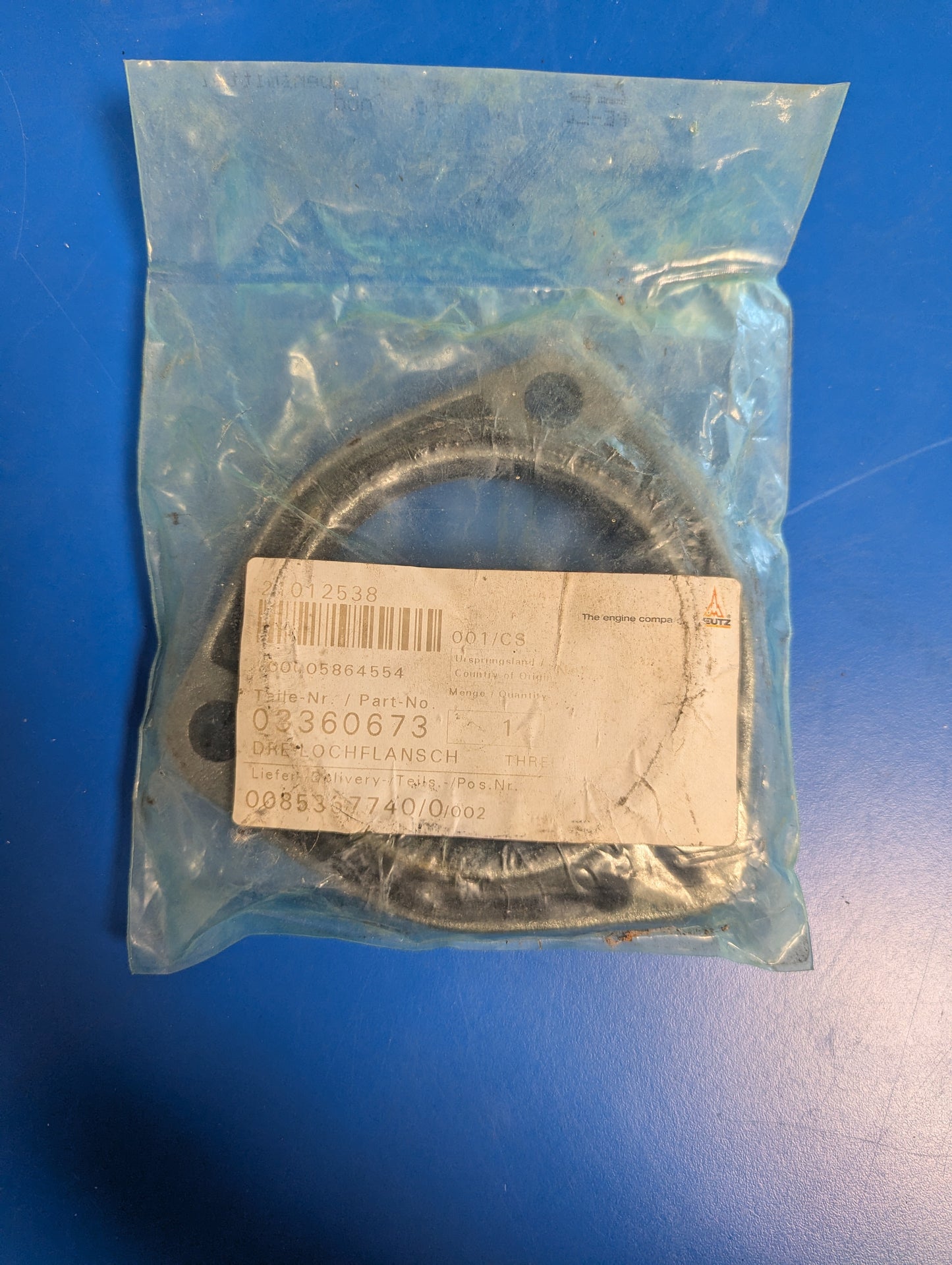 Deutz 3 Hole Flange 0336-0673