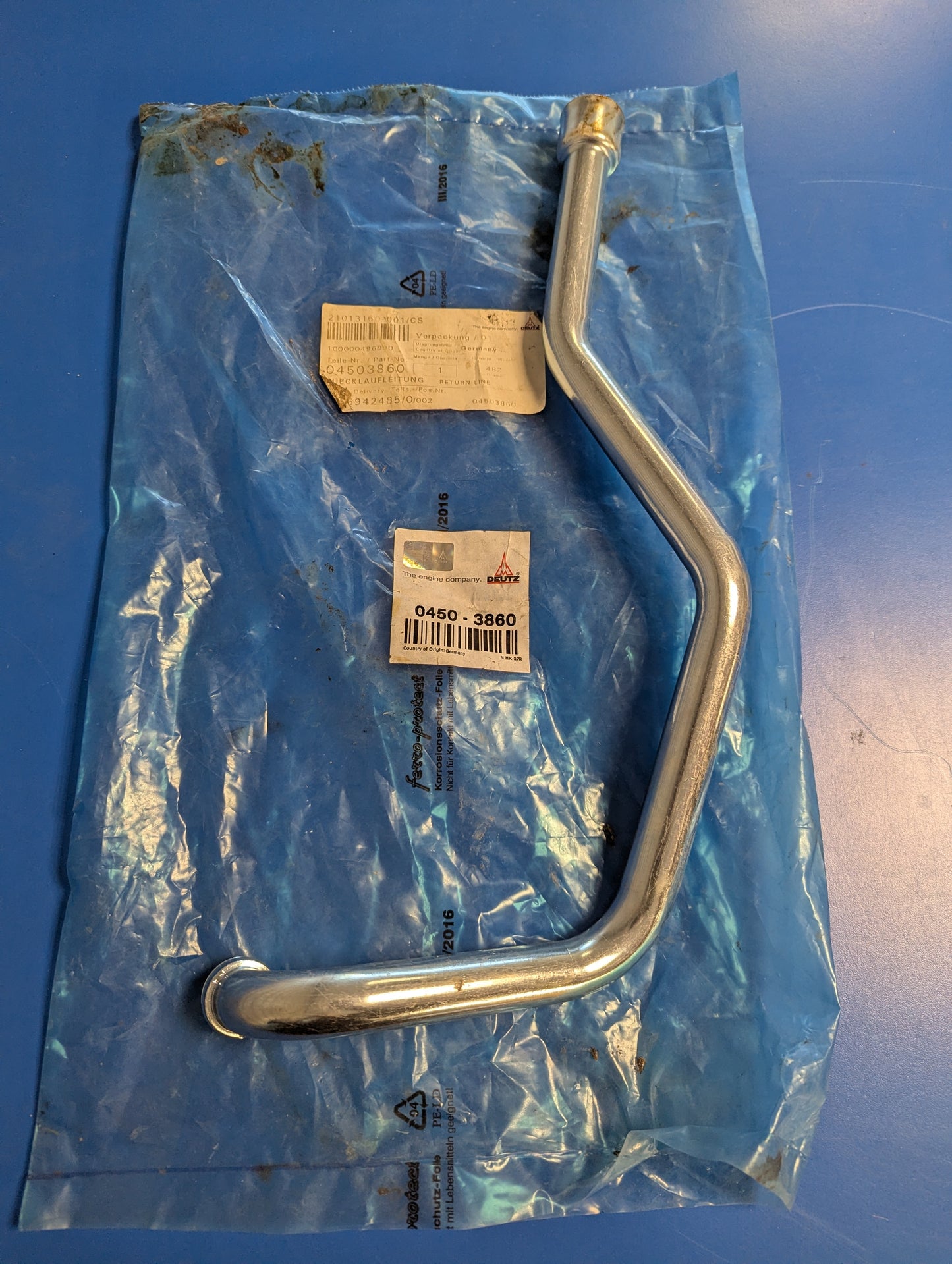 Deutz Return Line 0450-3860