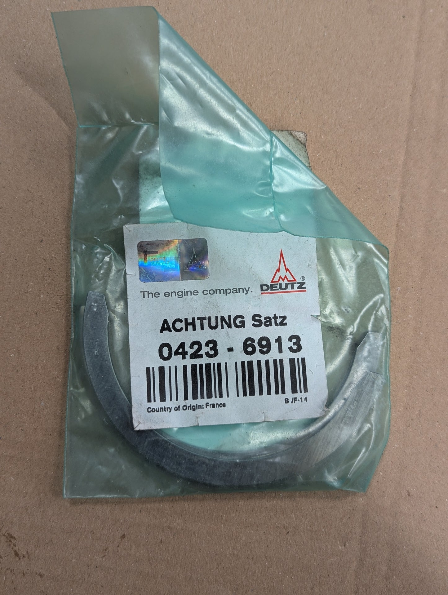 Deutz Thrust Washer 0423-6913