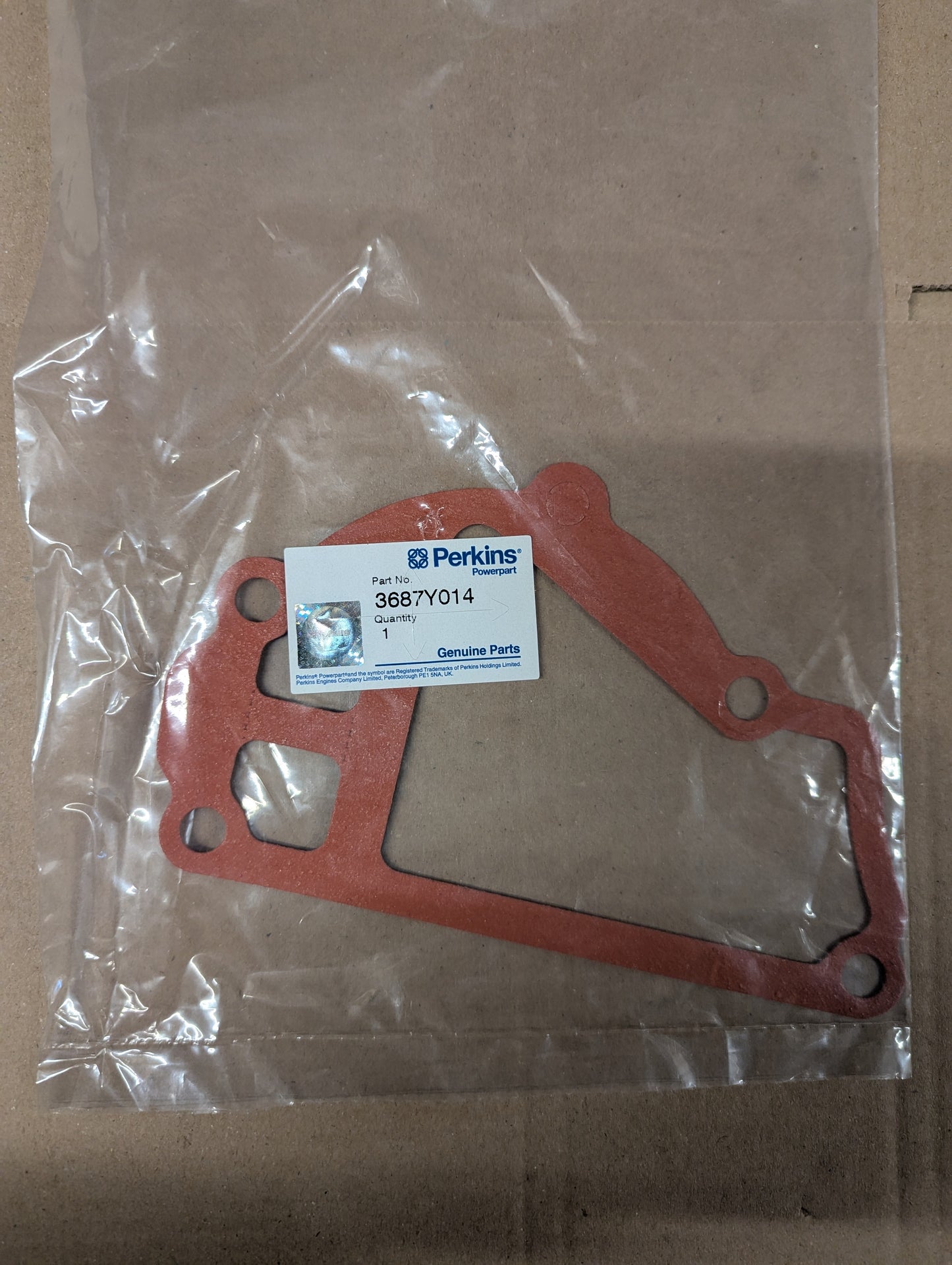 Perkins Water Pump Gasket 3687Y014