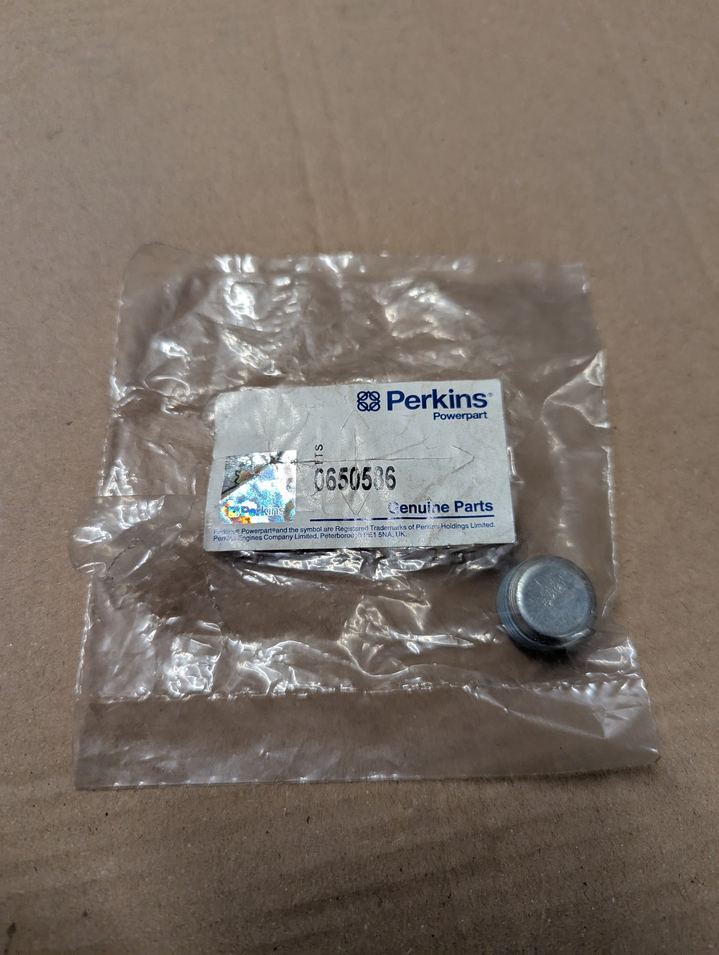 Perkins Plug 0650586