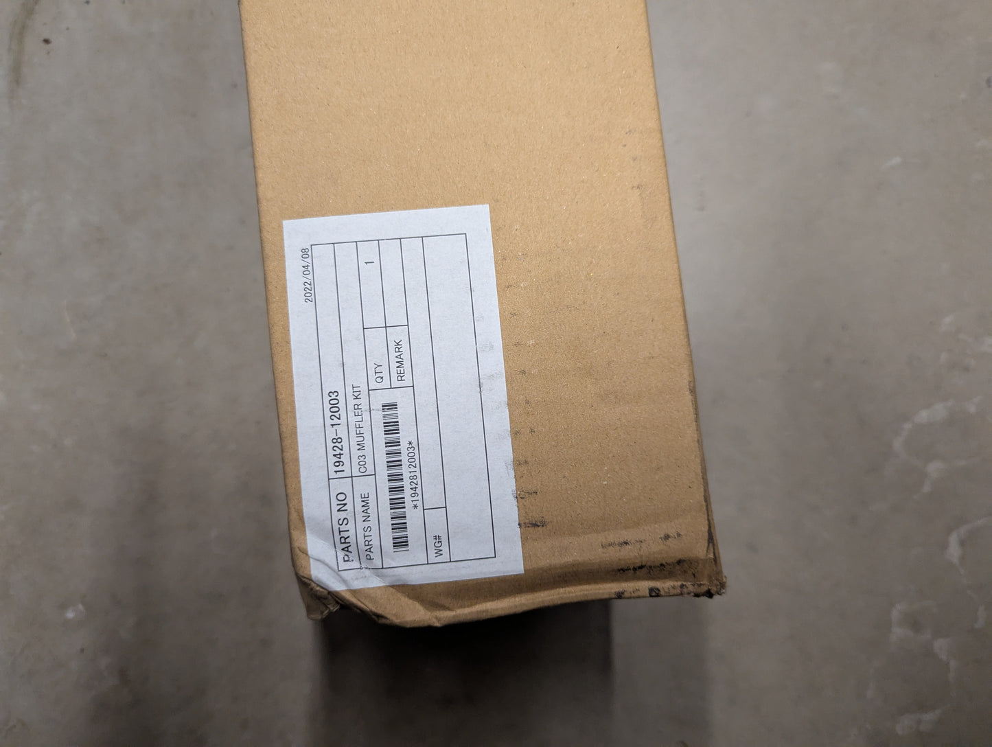 Kubota Muffler Kit 19428-12003