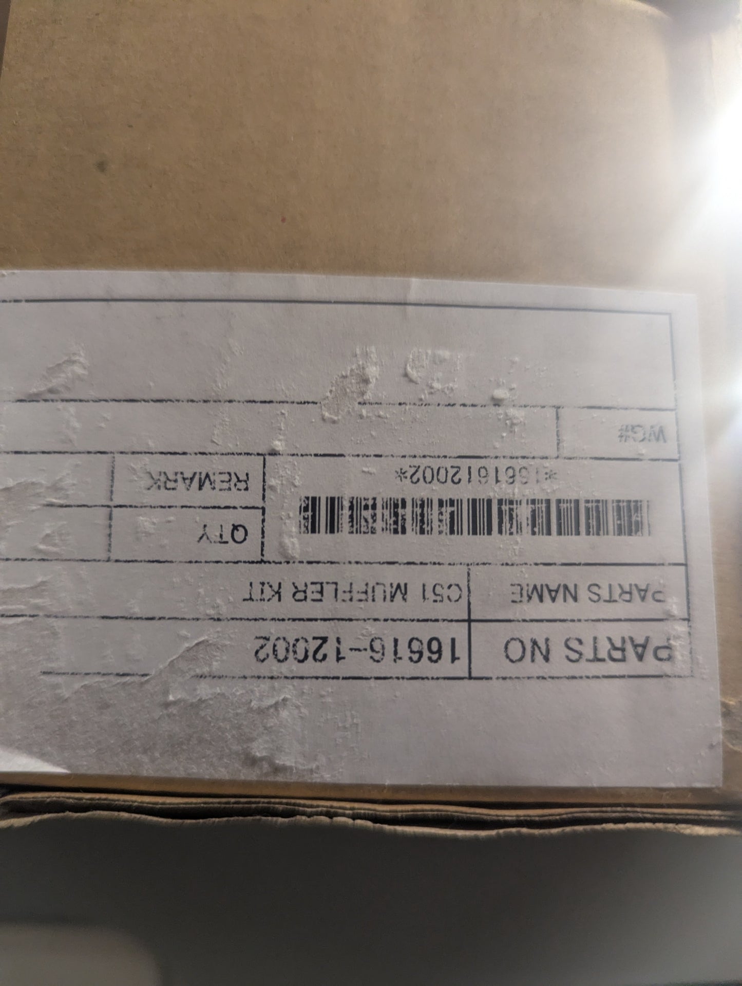 Kubota Muffler Kit 16616-12002