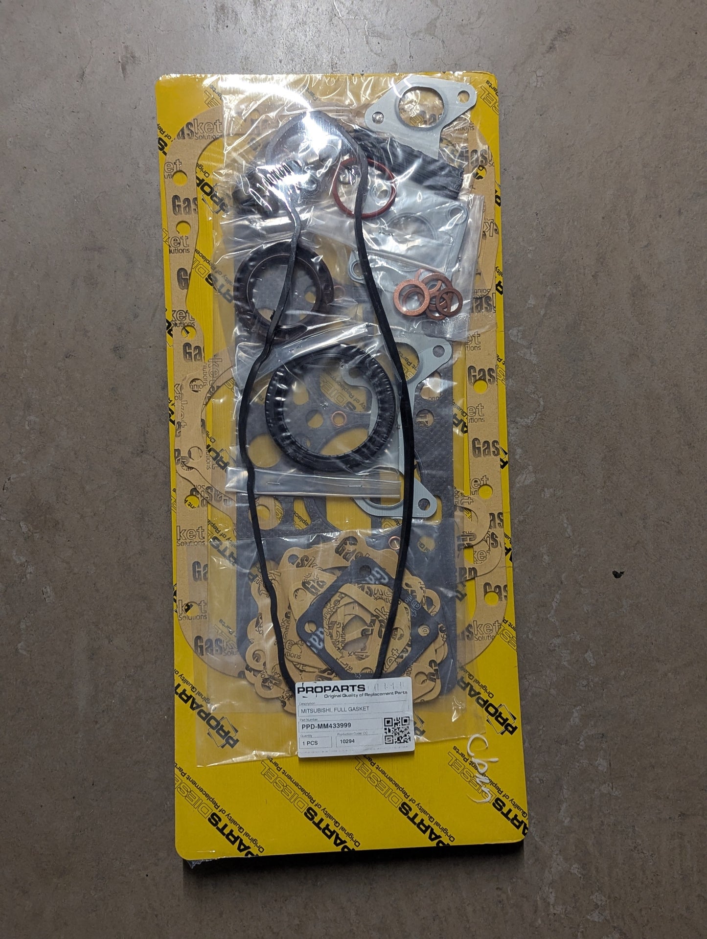 Mitsubishi K4ED Full Gasket Set PPD-MM433999