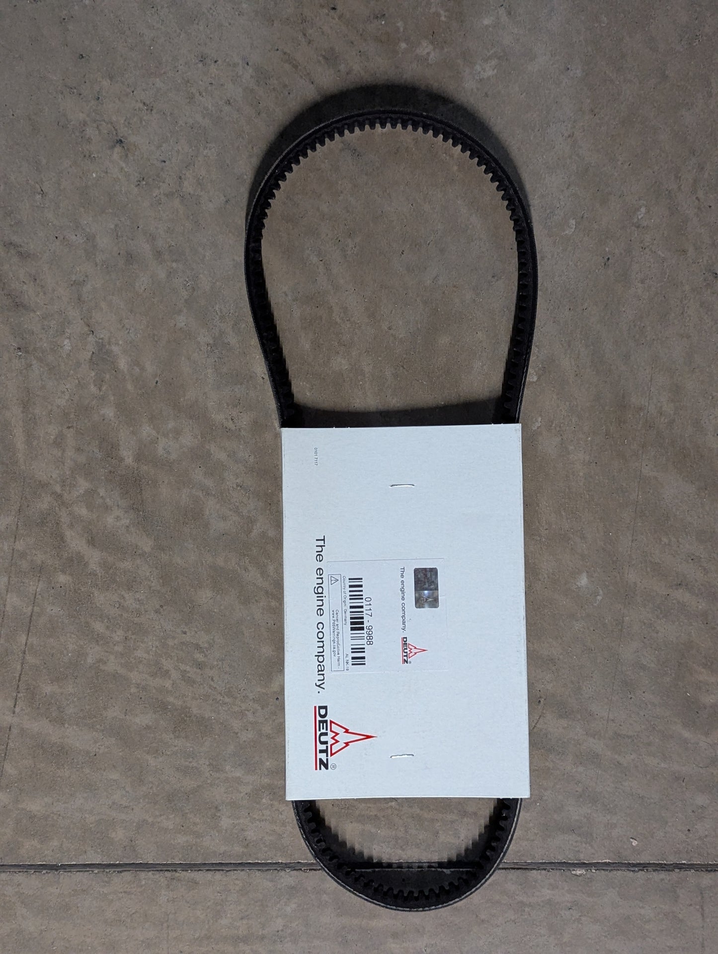 Deutz Belt 0117-9988