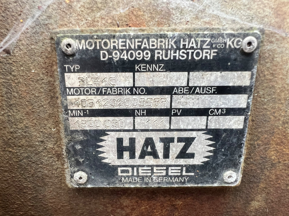Hatz 3L41C Engine for spares and repairs 4-031202009583