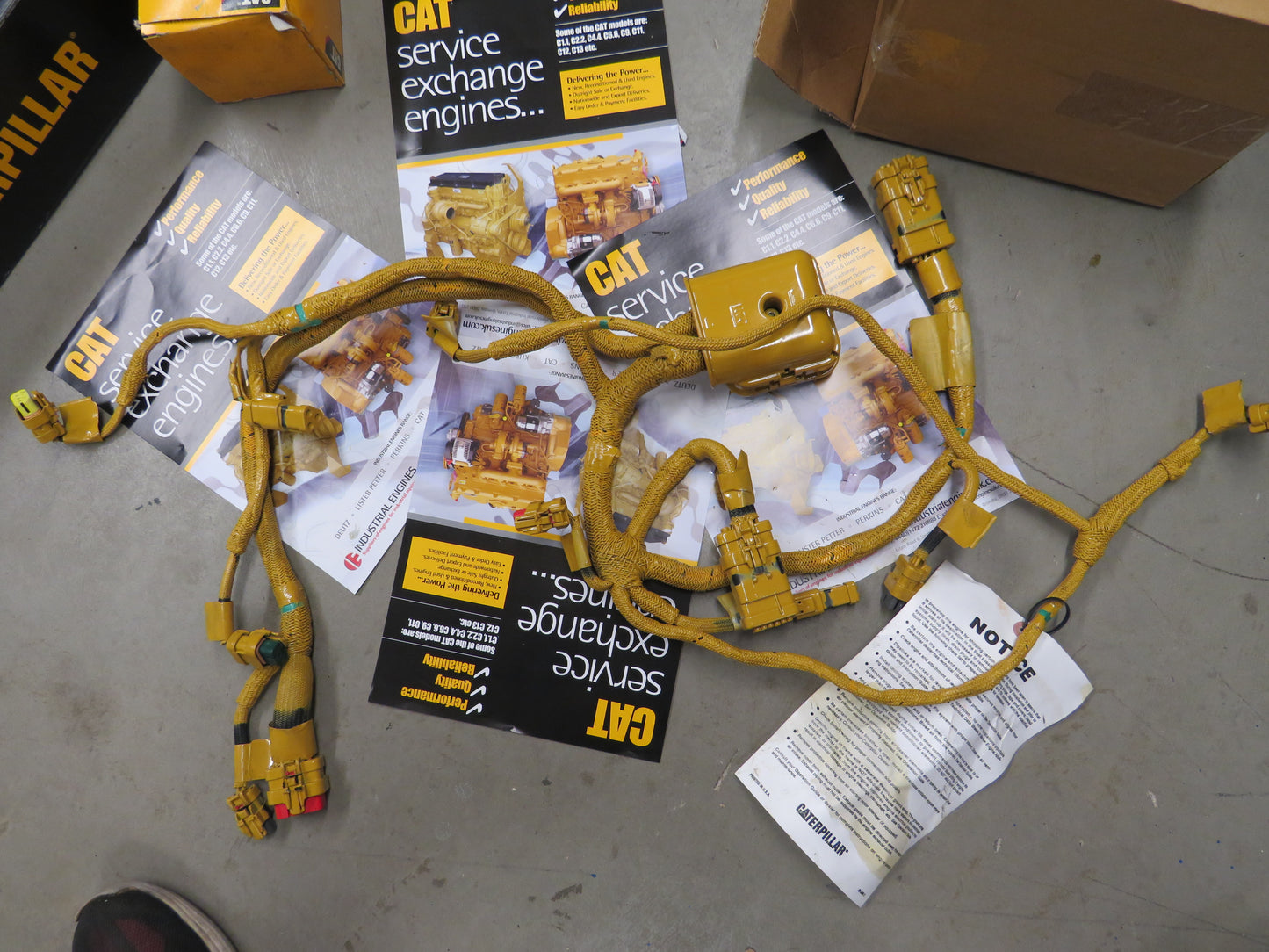 Cat C13 engine wiring Loom/Harness 099-6214 ECU wiring