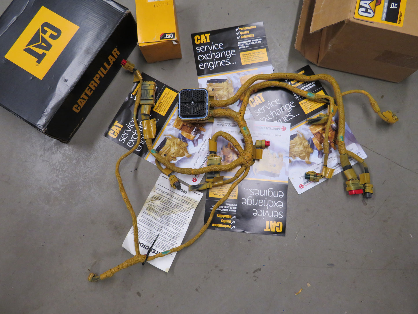 Cat C13 engine wiring Loom/Harness 099-6214 ECU wiring