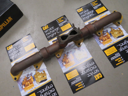 Cat Caterpillar C13 exhaust manifold New/removed. 2x 231-9030-02 & 1x 247-2834-03