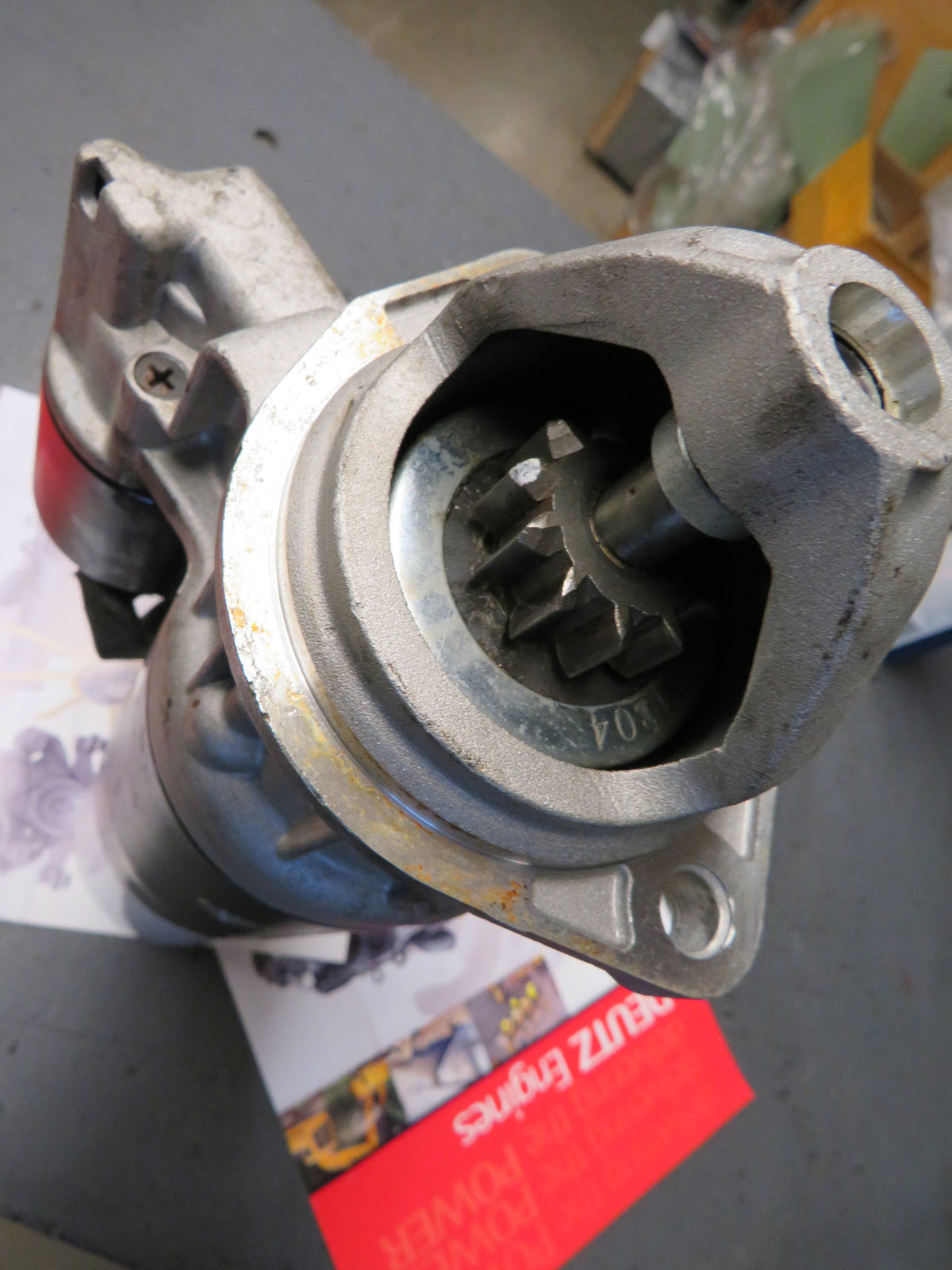 Deutz Starter motor F2L1011 F3L1011 F4L1011 12v 11t good used
