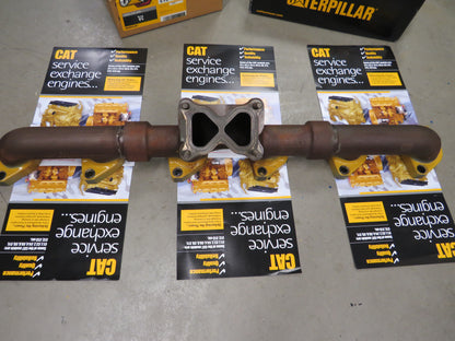 Cat Caterpillar C13 exhaust manifold New/removed. 2x 231-9030-02 & 1x 247-2834-03