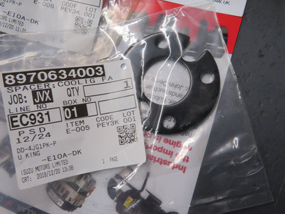Genuine Isuzu fan/pulley extension kit for 3/4 4JB1T 4JG1 4LE1 4LE2 9136420770