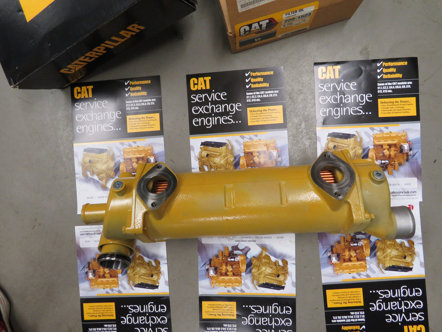 CAT C13 oil cooler/heat exchanger 359-1636 new genuine Caterpillar