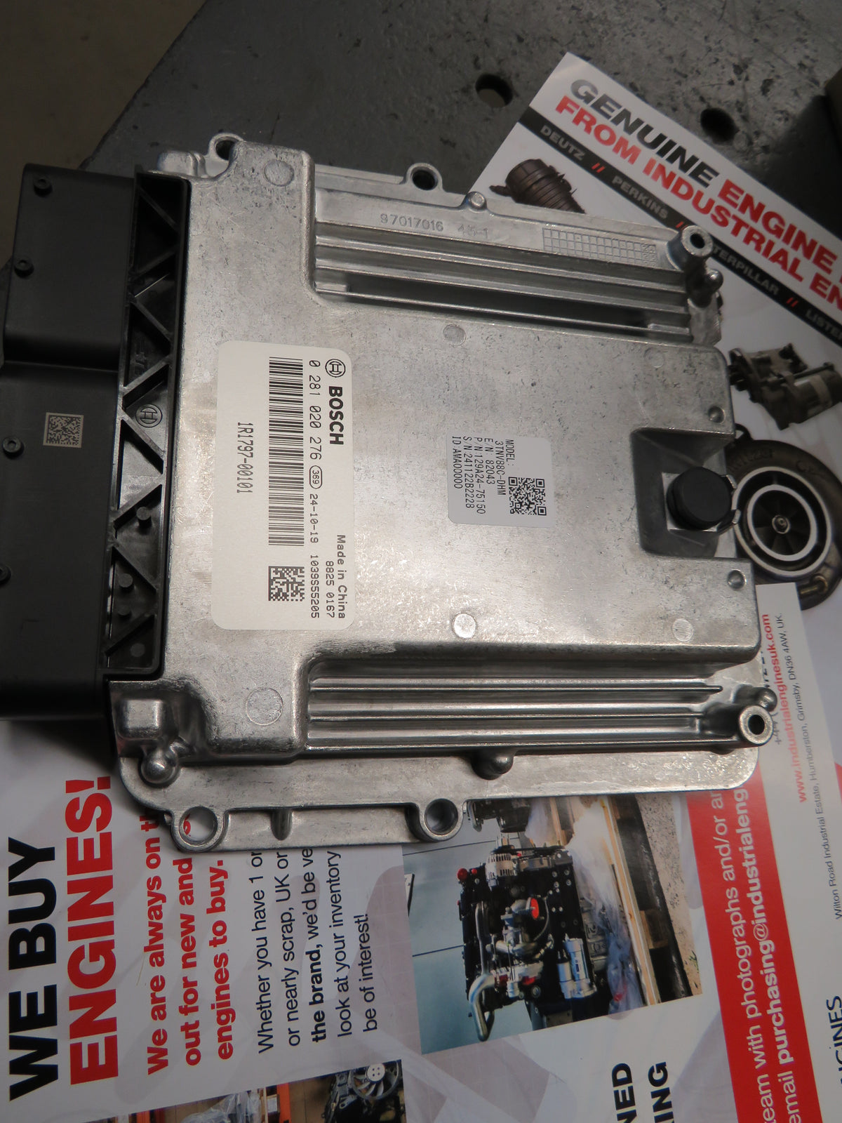 Yanmar ECU/ECM 3TNV88C Bosch 0281020276 129A24-75150