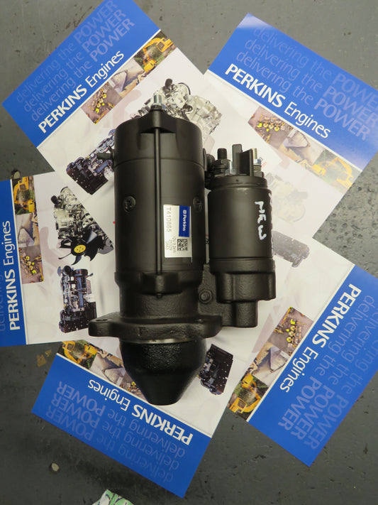Perkins starter motor T410865 12v 3.2kW 1104 NM build