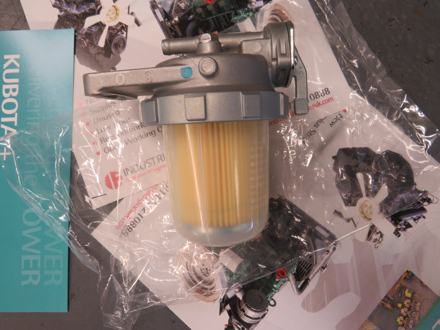 Kubota V1505 Fuel filter Diesel primary filter Genuine Kubota