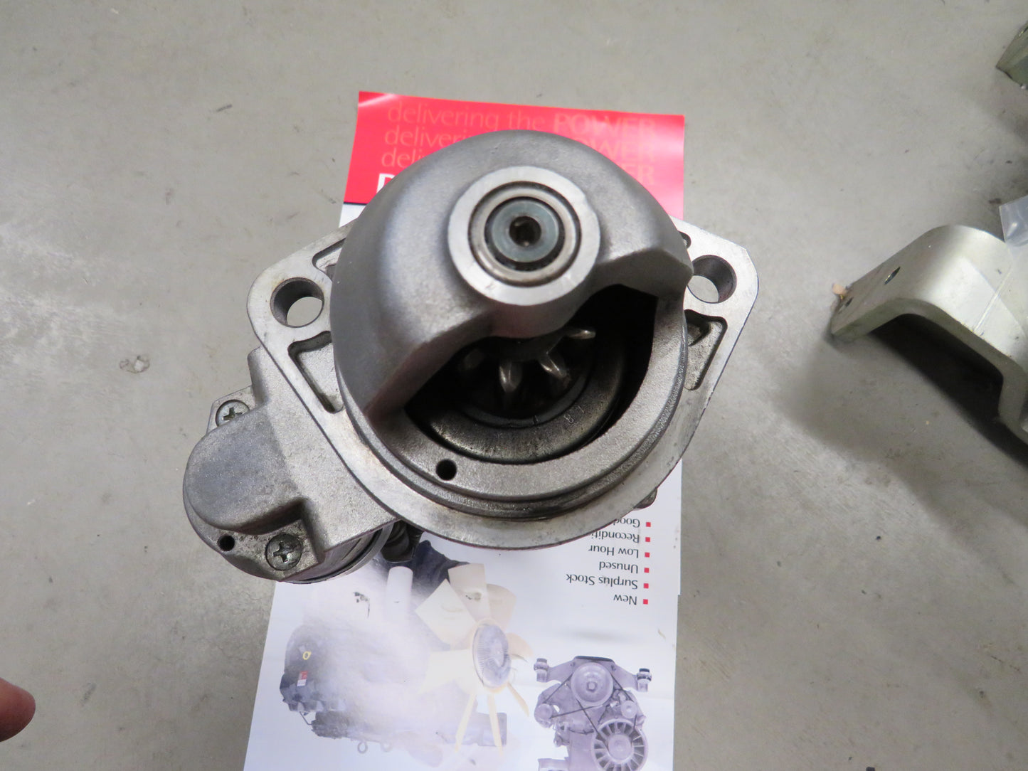 Deutz 01183599 starter motor 9t 2011 1011 12v 2.6kW Low hour used
