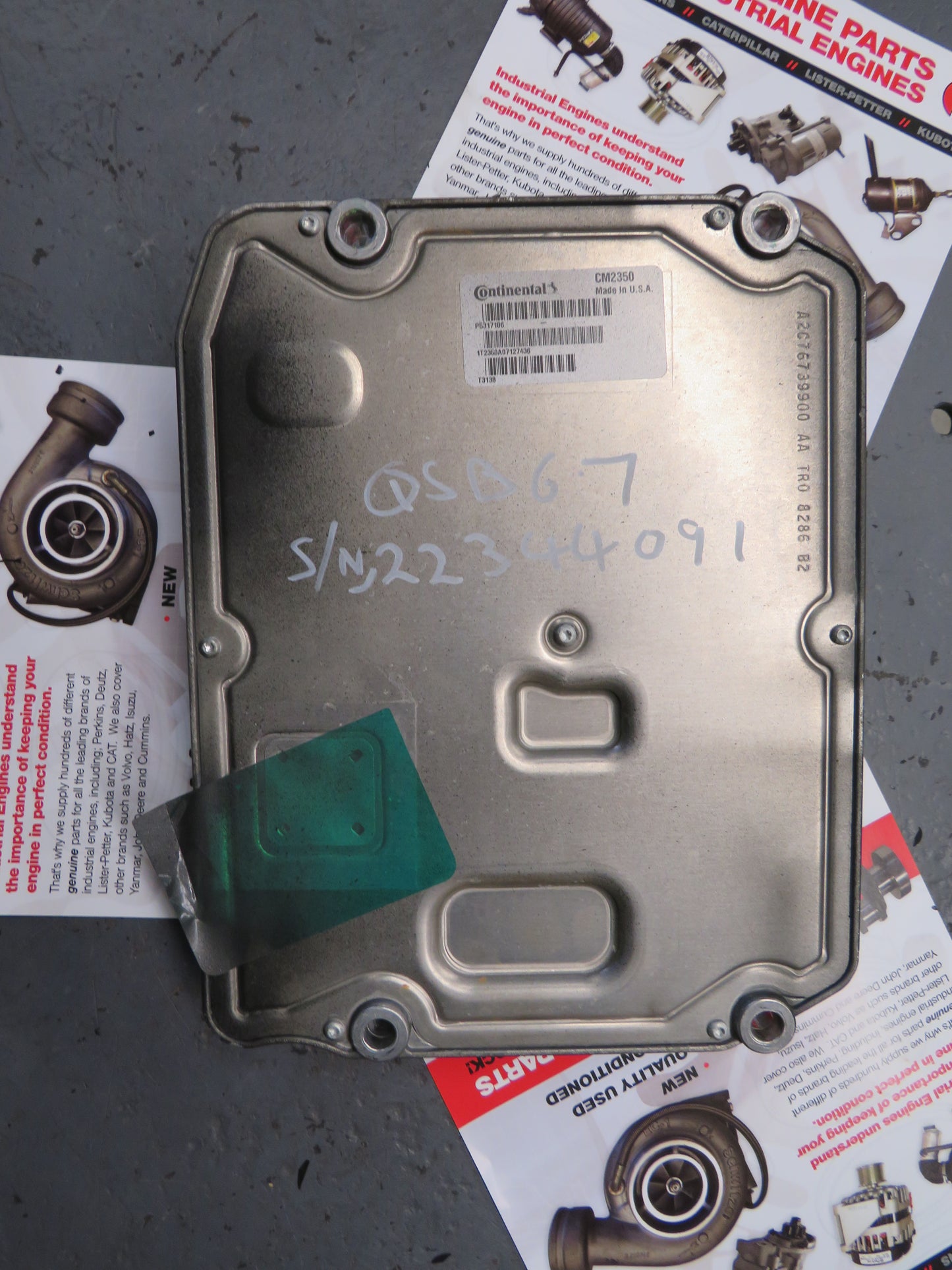 Cummins / JCB QSB6.7 ecu ecm Continental CM2350 genuine Cummins
