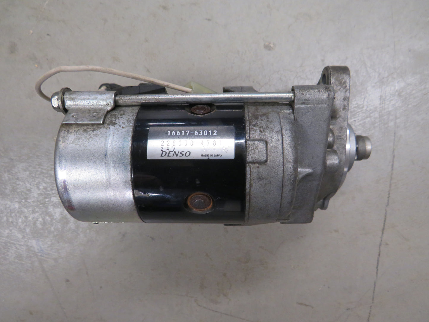 Kubota V1505 starter motor 12v 16617-63012 22800-4781 Good used