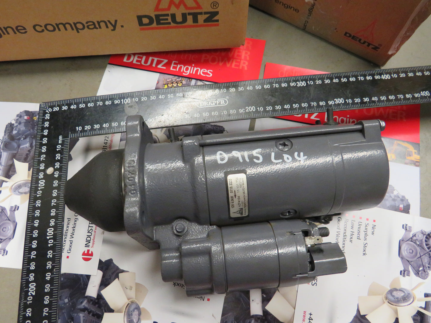 Deutz Starter Motor 01183712