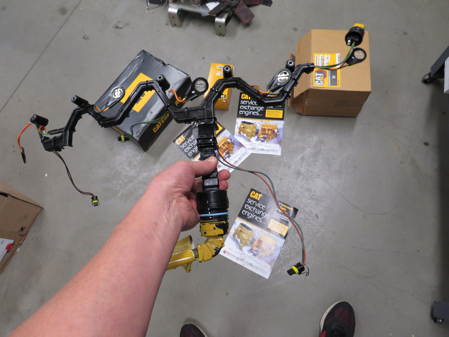 Cat C13 injector wiring loom / Harness Genuine Caterpillar 249-0093