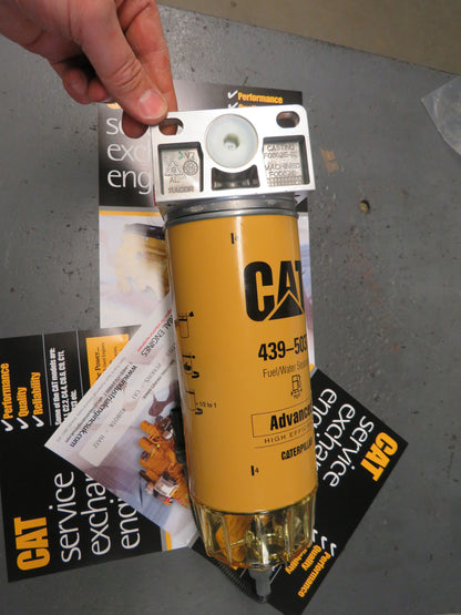 Cat caterpillar 438-7763 fuel filter assembly C4.4 C6