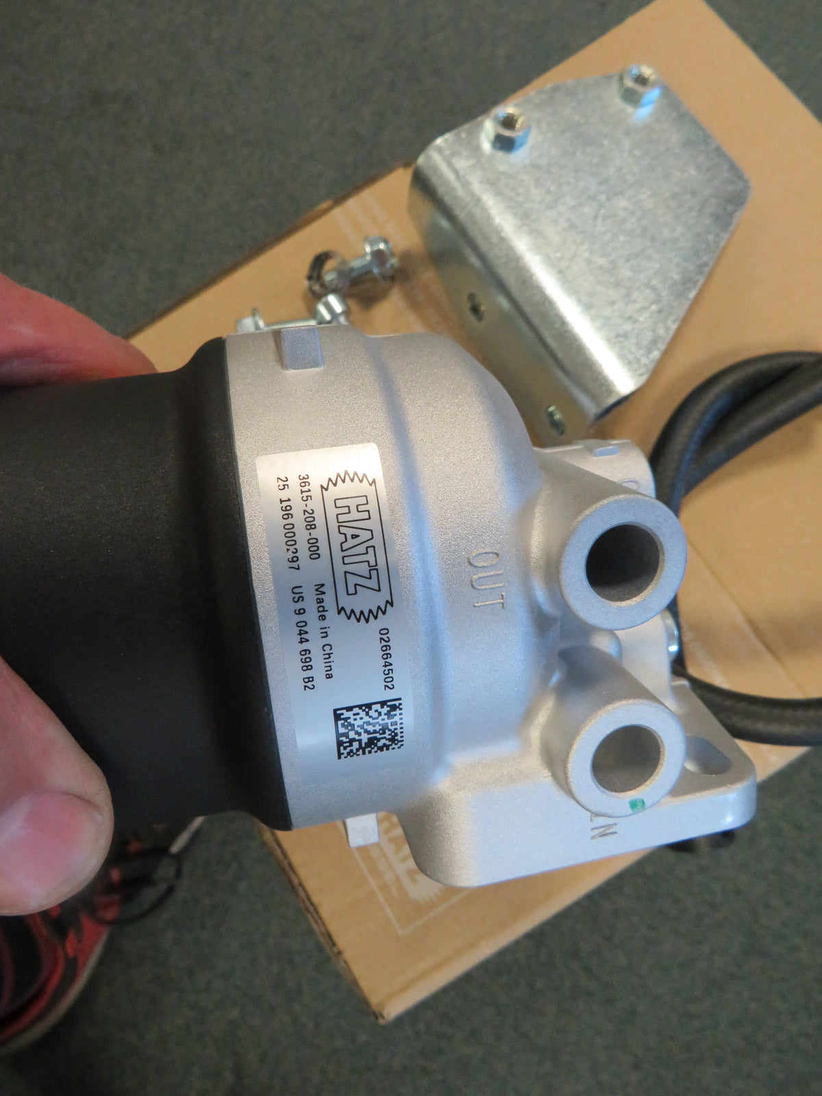 Hatz 026646502 fuel filter assembly diesel filter & bracke