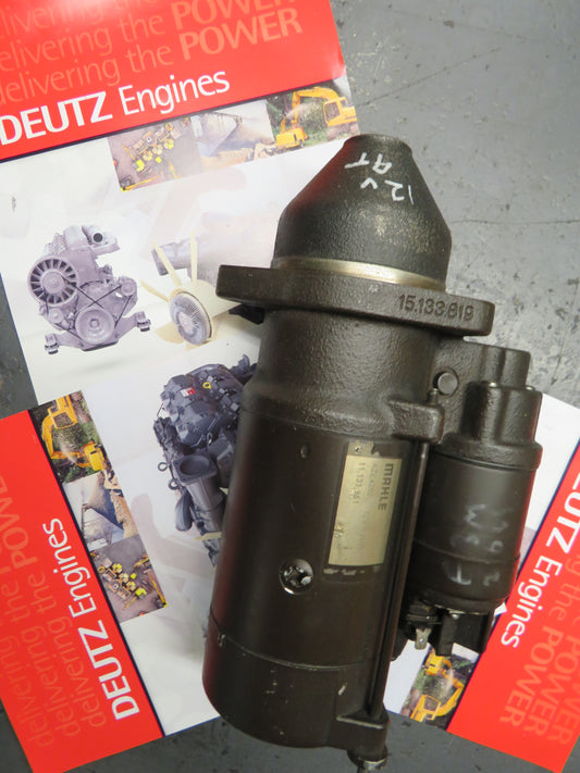 Deutz F3M2011 starter motor AZE4202 12v Mahle good used only 11 tooth