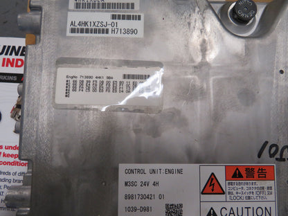 Isuzu/JCB ECU/ECM 8981795590 4HK engine control unit Transtron