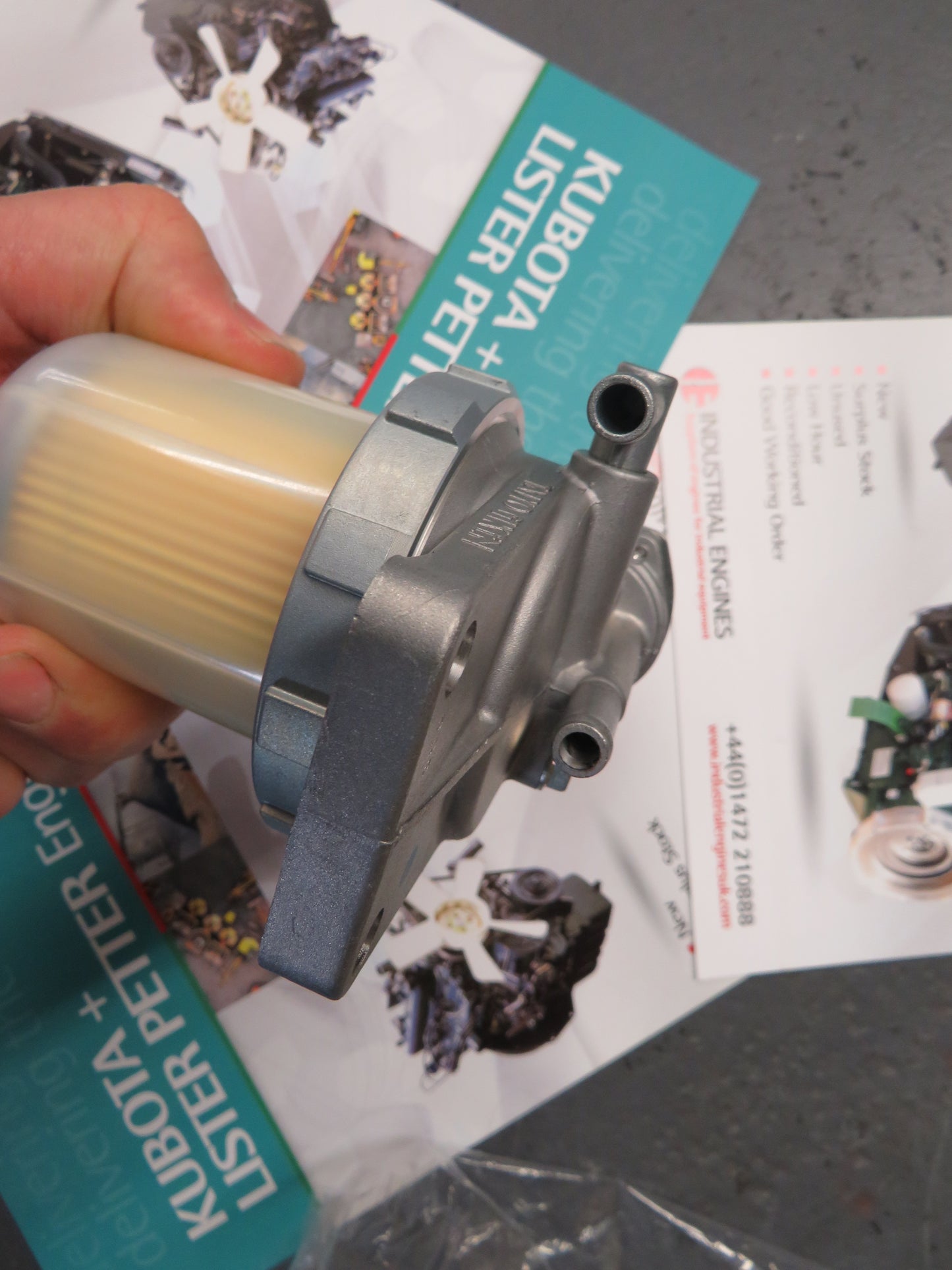 Kubota V1505 Fuel filter Diesel primary filter Genuine Kubota