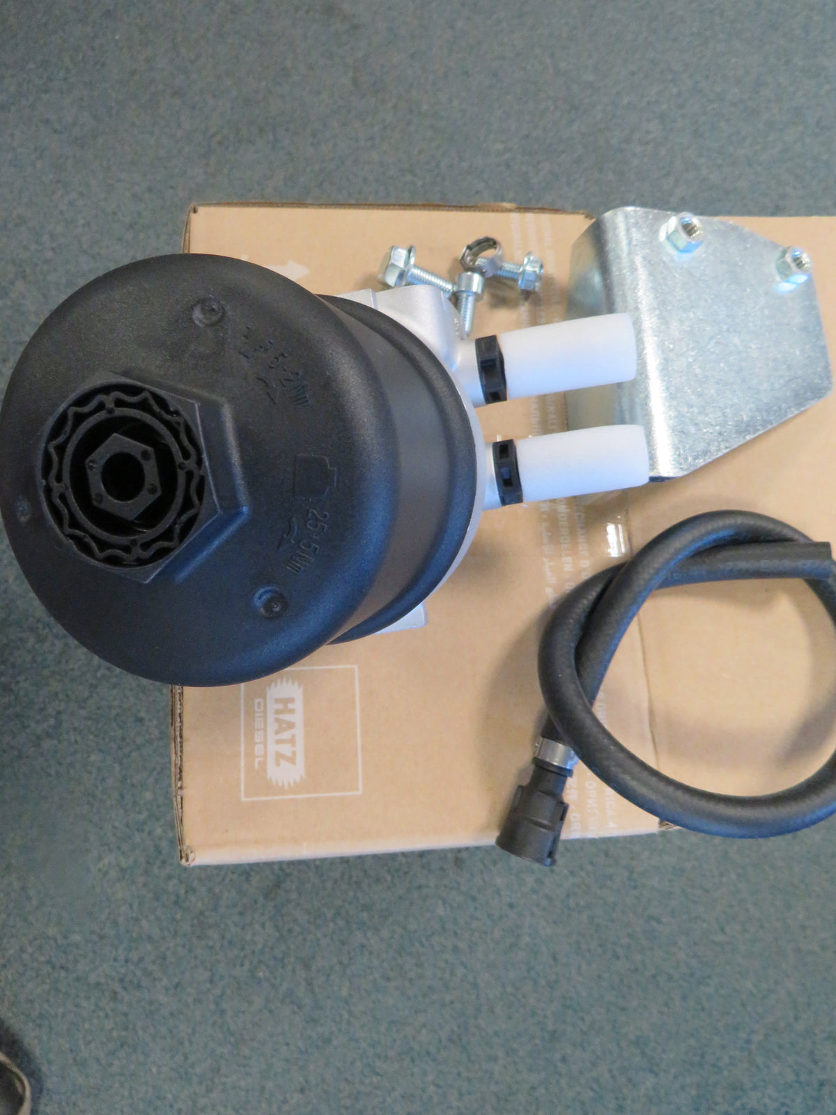 Hatz 026646502 fuel filter assembly diesel filter & bracke