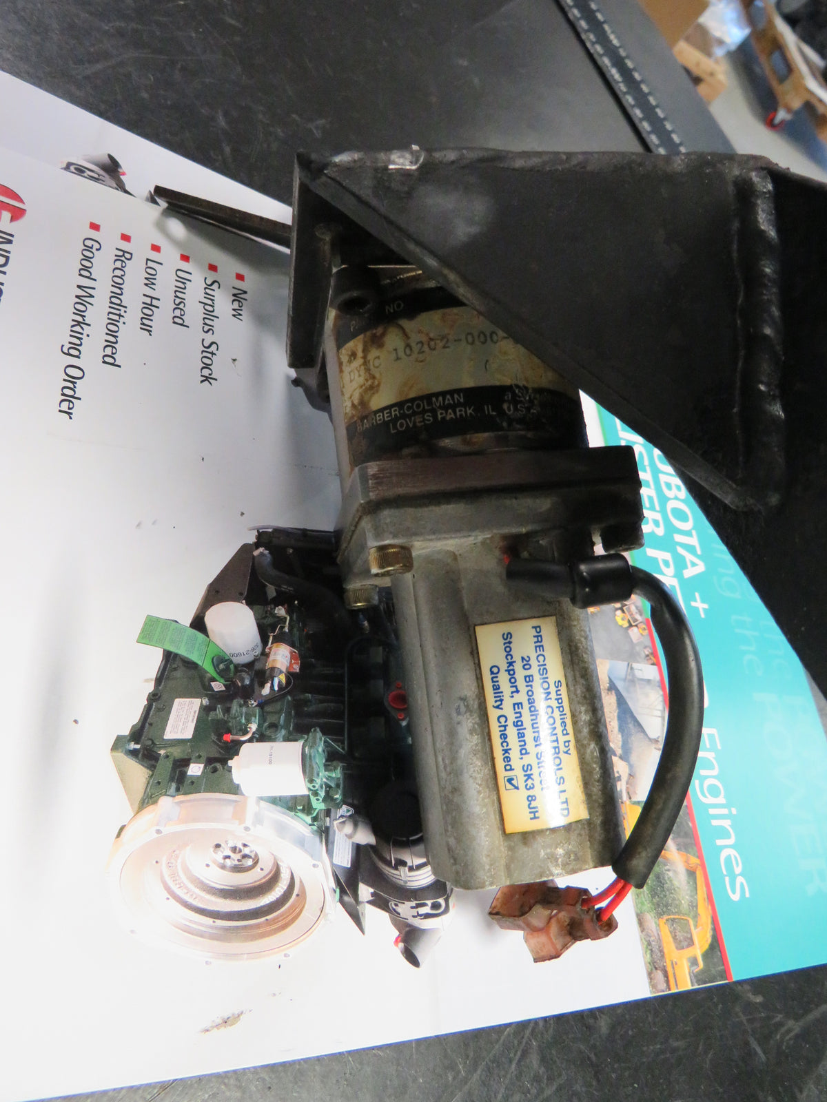 Barber-Colman 12v solenoid Lister Petter Cummins DYNC 10202-000-12v 3795011