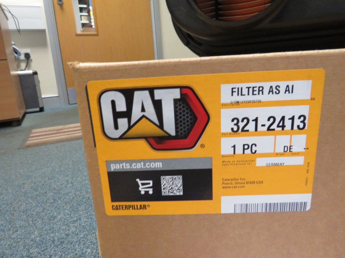 Cat/Caterpillar C4.4 C7.1 Air filter 321-2413 full assembly & extras