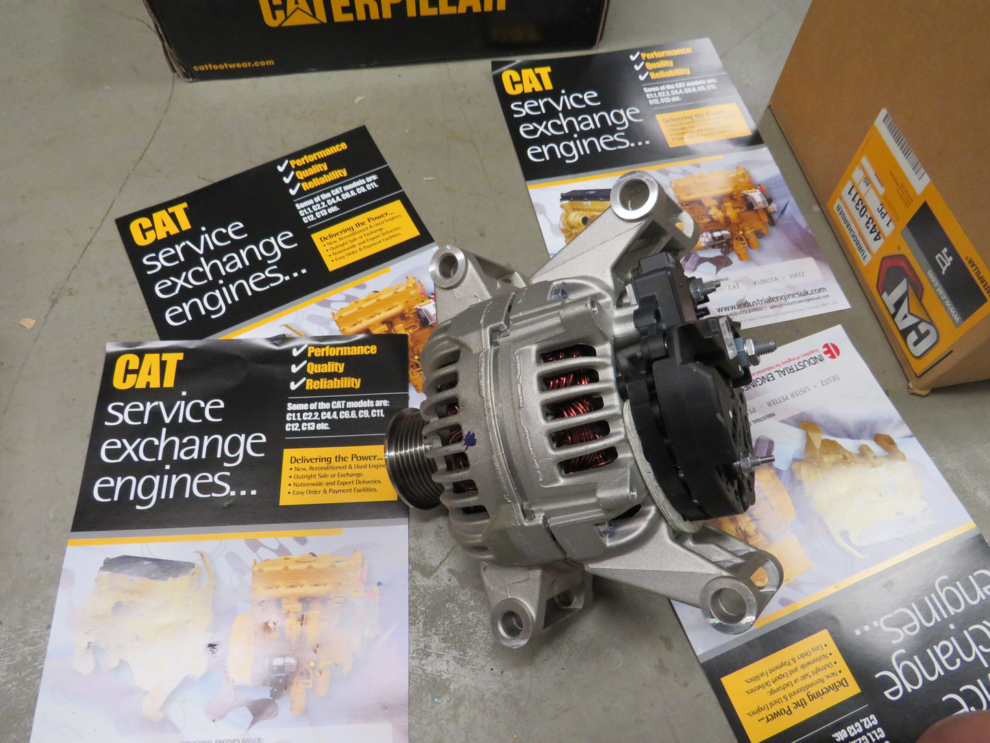 Share Cat C13 Alternator 344-5081 24v 115A Genuine caterpillar