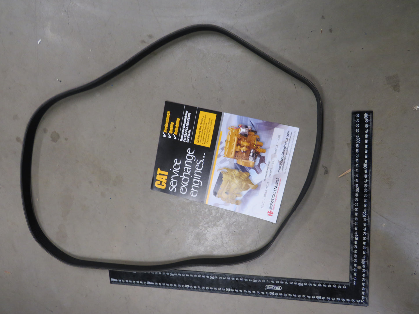 Cat caterpillar 364-6417 alternator belt 2050mm Long Ribbed Belt